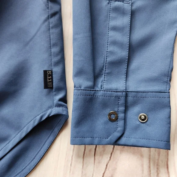 5.11 Tactical "Marksman" Long Sleeve Shirt Ensign Blue | Women's Size S - Picture 5 of 13